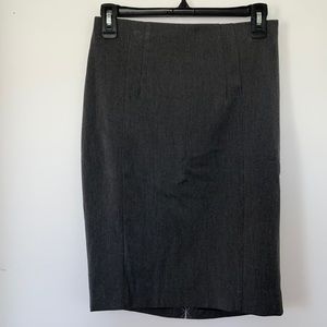 Express gray pencil skirt